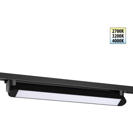 359792 PORT NT25 236 черный Светильник однофазный двухжильный трековый с переключ. цв. температуры IP20 LED 24W 180-265V 2700К/3200К/4000К ITER