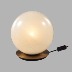 7109/1TL Настольная лампа с белым стеклянными плафоном и лампой E27 макс 5Вт Odeon Light MAGIA