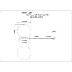 7109/1TL Настольная лампа с белым стеклянными плафоном и лампой E27 макс 5Вт Odeon Light MAGIA