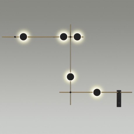 Настенный поворотный светильник (выкл на корпусе) IP20 LED 18W 3000K 220V Odeon Light FLAVIO 6632/18WL