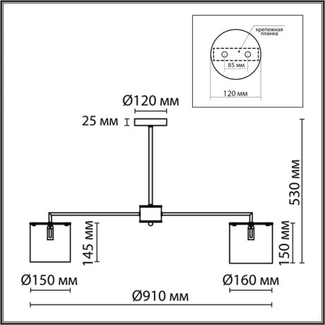 6591/8 CLASSI LN24 хром/белый, металл/текстиль Люстра подвесная E14 8*40W 220V SUNTORI