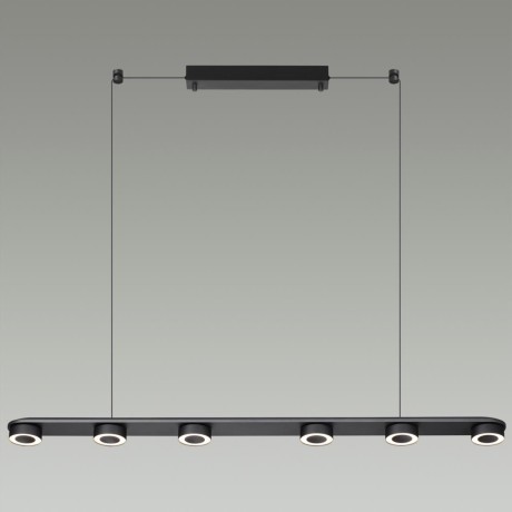 Подвесной линейный светильник IP20 LED 64W 1667Лм  3000K 220V с раздельным вкл. Верх/низ Odeon Light TURMAN 6631/64L