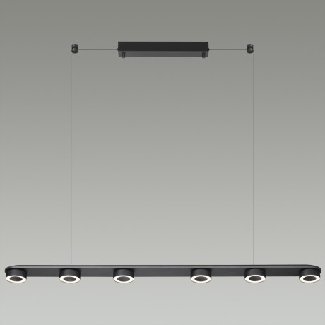 Подвесной линейный светильник IP20 LED 64W 1667Лм  3000K 220V с раздельным вкл. Верх/низ Odeon Light TURMAN 6631/64L