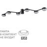 Люстра потолочная GX53 Lumion SANATA 8187/6C