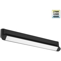 359800 OVER NT25 400 черный Светильник накладной с перекл. цв. температуры IP20 LED 24W 180-265V 2700К/3200К/4000К ITER