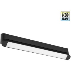 359800 OVER NT25 400 черный Светильник накладной с перекл. цв. температуры IP20 LED 24W 180-265V 2700К/3200К/4000К ITER