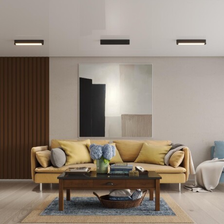 359800 OVER NT25 400 черный Светильник накладной с перекл. цв. температуры IP20 LED 24W 180-265V 2700К/3200К/4000К ITER