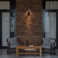 Светильник ландшафтный настенный с выключателем-диммером IP54 LED 4W 4000K 400Лм Novotech ELEGANCE 359406