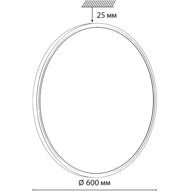 Настенно-потолочный светильник СОНЕКС Sonex ALFA BLACK 7660/48L