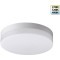 Novotech OPAL STREET 359726 Уличный настенно-потолочный LED-светильник, 12/15/18Вт, до 1890Лм, CCT перекл. цветовой температуры внутри корпуса 2700/3200/4000К, угол 120°, CRI90, 180-265В, IP65, белый поликарбонат, диаметр 204 мм, высота 45 мм
