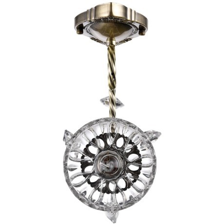 8190/1W CLASSI LN25 античная бронза, металл/хрусталь Бра E14 1*40W 220V LINN