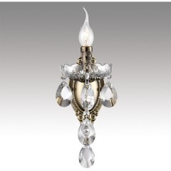 8190/1W CLASSI LN25 античная бронза, металл/хрусталь Бра E14 1*40W 220V LINN