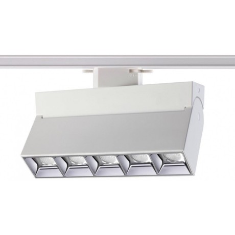 Трехжильный однофазный трековый светодиодный светильник Novotech EOS 358665 3000лм 25Вт