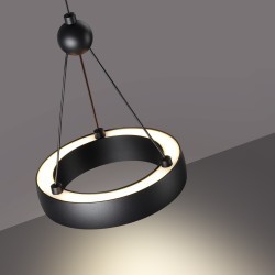 Светильник подвесной светодиодный, длина провода 2м LED 12W вниз 5W вверх 1360Лм 3000K Novotech TURN 359396