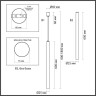 Подвесной светильник цилиндр Odeon Light 4375/3L FIANO светодиодный LED 1*3W