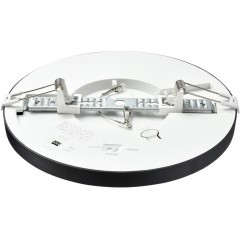 7788/18L Светодиодный тонкий светильник накл/встр. монтажа, датчик движения, мех перекл. цв. температуры, рег. врезного отверстия 18Вт 3000/4000/6500К 1510лм IP44 Sonex NEBULA BLACK