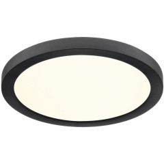 7788/18L Светодиодный тонкий светильник накл/встр. монтажа, датчик движения, мех перекл. цв. температуры, рег. врезного отверстия 18Вт 3000/4000/6500К 1510лм IP44 Sonex NEBULA BLACK