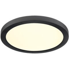 7788/18L Светодиодный тонкий светильник накл/встр. монтажа, датчик движения, мех перекл. цв. температуры, рег. врезного отверстия 18Вт 3000/4000/6500К 1510лм IP44 Sonex NEBULA BLACK