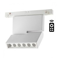 358627 Трековый светодиодный управляемый пультом светильник Novotech Flum CRI90+ 3000-6500К 960Лм 24° 12W