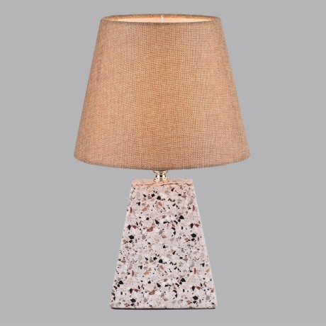 8142/1T MODERNI LN25 бежевый/коричневый, керамика/текстиль Настольная лампа Е27 1*60W 220V TERAZIO