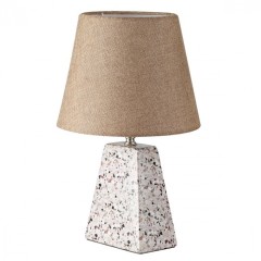 8142/1T MODERNI LN25 бежевый/коричневый, керамика/текстиль Настольная лампа Е27 1*60W 220V TERAZIO