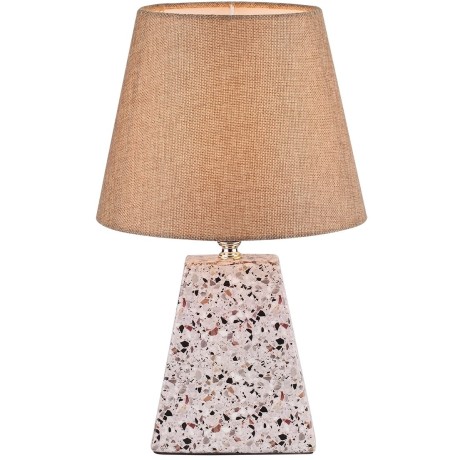 8142/1T MODERNI LN25 бежевый/коричневый, керамика/текстиль Настольная лампа Е27 1*60W 220V TERAZIO