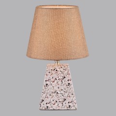 8142/1T MODERNI LN25 бежевый/коричневый, керамика/текстиль Настольная лампа Е27 1*60W 220V TERAZIO