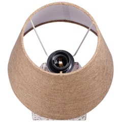 8142/1T MODERNI LN25 бежевый/коричневый, керамика/текстиль Настольная лампа Е27 1*60W 220V TERAZIO