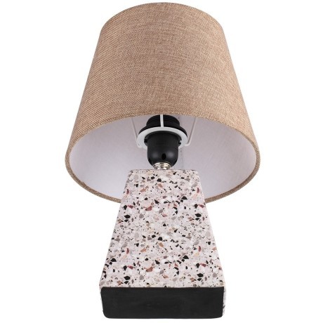 8142/1T MODERNI LN25 бежевый/коричневый, керамика/текстиль Настольная лампа Е27 1*60W 220V TERAZIO