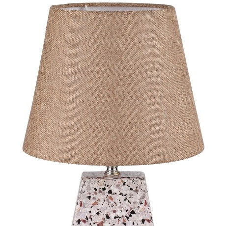 8142/1T MODERNI LN25 бежевый/коричневый, керамика/текстиль Настольная лампа Е27 1*60W 220V TERAZIO