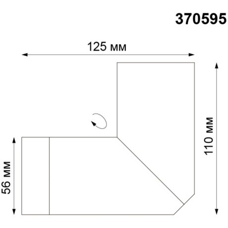 Накладной светильник IP20 GU10 50W 220V Novotech ELITE 370595