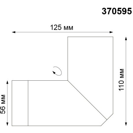 Накладной светильник IP20 GU10 50W 220V Novotech ELITE 370595