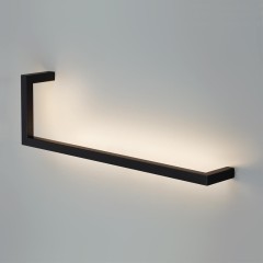 7153/14WL Настенный светодиодный светильник-полка с декор. съемным человечком 14Вт 1200лм 3000K Odeon Light GRAFIC