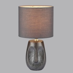 8147/1T MODERNI LN25 серый, керамика/текстиль Настольная лампа Е27 1*60W 220V AKIVI
