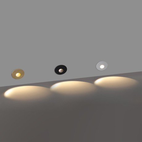 7167/3WL Светодиодная бронзовая подсветка для лестниц и пола встр. в стены 3W 2700K 73Лм ODEON LIGHT ESCALA