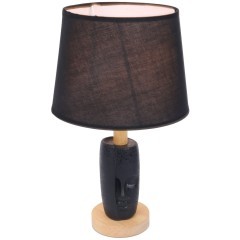 8209/1T MODERNI LN25 черный, керамика/текстиль Настольная лампа Е27 1*60W 220V VISIONA