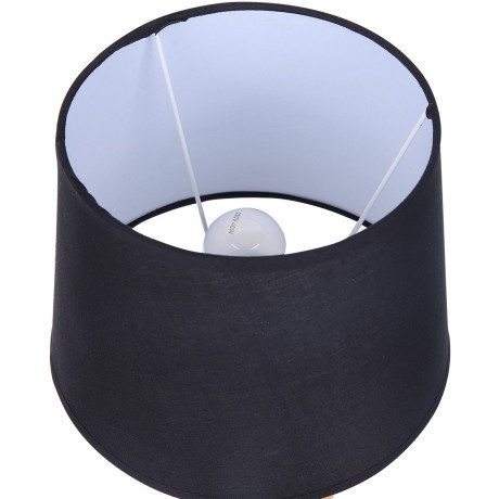 8209/1T MODERNI LN25 черный, керамика/текстиль Настольная лампа Е27 1*60W 220V VISIONA