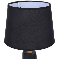 8209/1T MODERNI LN25 черный, керамика/текстиль Настольная лампа Е27 1*60W 220V VISIONA