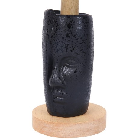 8209/1T MODERNI LN25 черный, керамика/текстиль Настольная лампа Е27 1*60W 220V VISIONA