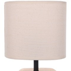 8199/1T COUNTY LN25 бежевый, дерево/текстиль Настольная лампа E27 1*60W 220V MADERANA