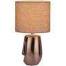 8150/1T MODERNI LN25 бронза/бежевый, керамика/текстиль Настольная лампа Е27 1*60W 220V AKIVI