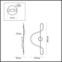 Бра светодиодное Keys 4303/19WL