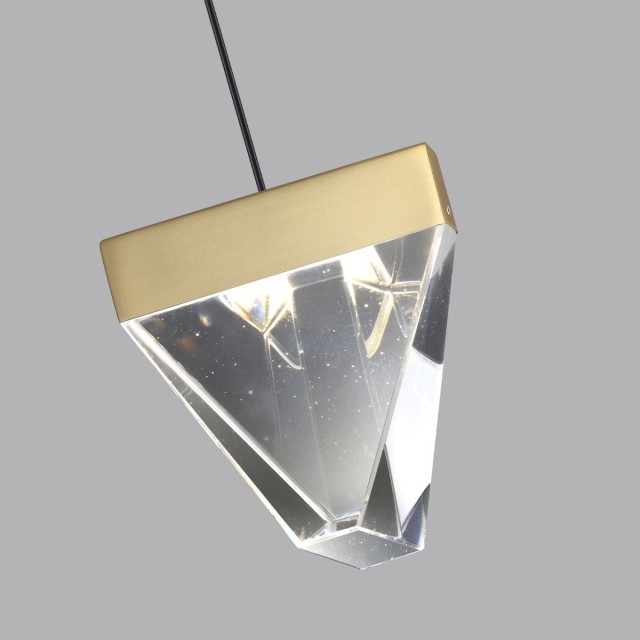 6678/5L L-VISION ODL24 205 Подвесной светильник латунь/металл/хрусталь IP20 LED 5W 320Лм 4000K RAY