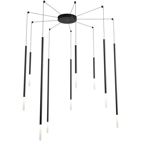 8400/27L Подвесная светодиодная люстра-паук с проводами 3м и плафонами разной длины LED 27Вт 990Лм 3000K CRI80 220V LUMION STICK