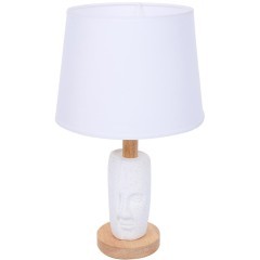 8210/1T MODERNI LN25 белый, керамика/текстиль Настольная лампа Е27 1*60W 220V VISIONA