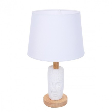 8210/1T MODERNI LN25 белый, керамика/текстиль Настольная лампа Е27 1*60W 220V VISIONA