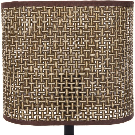 8200/1T COUNTY LN25 кофейный/коричневый, дерево/текстиль Настольная лампа E27 1*60W 220V MADERANA
