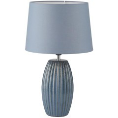 8122/1T COMFI LN25 синий, керамика/текстиль Настольная лампа E27 1*60W 220V LAPUNA