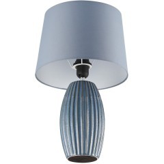 8122/1T COMFI LN25 синий, керамика/текстиль Настольная лампа E27 1*60W 220V LAPUNA