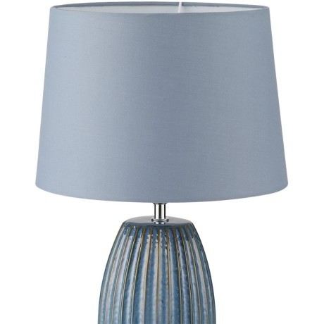 8122/1T COMFI LN25 синий, керамика/текстиль Настольная лампа E27 1*60W 220V LAPUNA